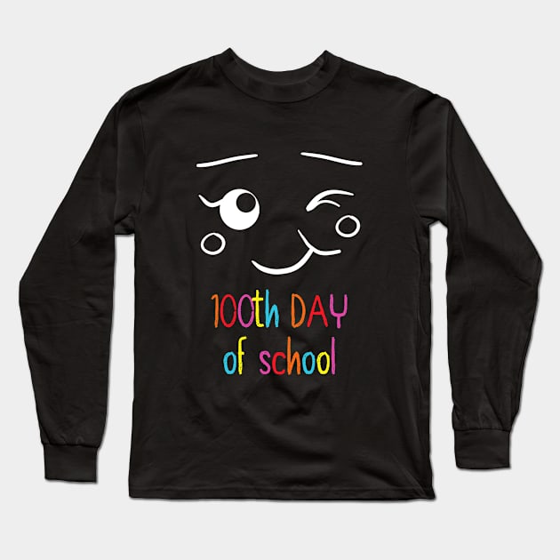 100 Days Of School Long Sleeve T-Shirt by MBNEWS